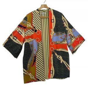 Colorful Patterned Women's Robe